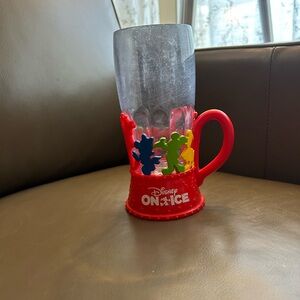 *RARE LIMITED EDITION * Disney On Ice souvenir cup Mickey Mouse and friends